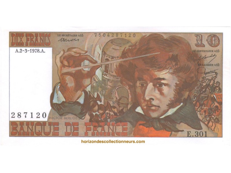 10 Francs BERLIOZ 1978