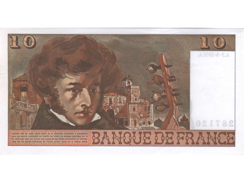 10 Francs BERLIOZ 1978