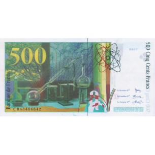 500 Francs PIERRE MARIE CURIE 2000 2