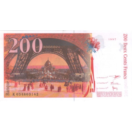 200 Francs GUSTAVE EIFFEL 1997