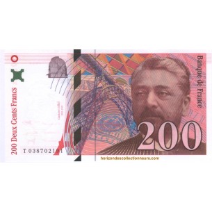 200 Francs GUSTAVE EIFFEL 1996 2
