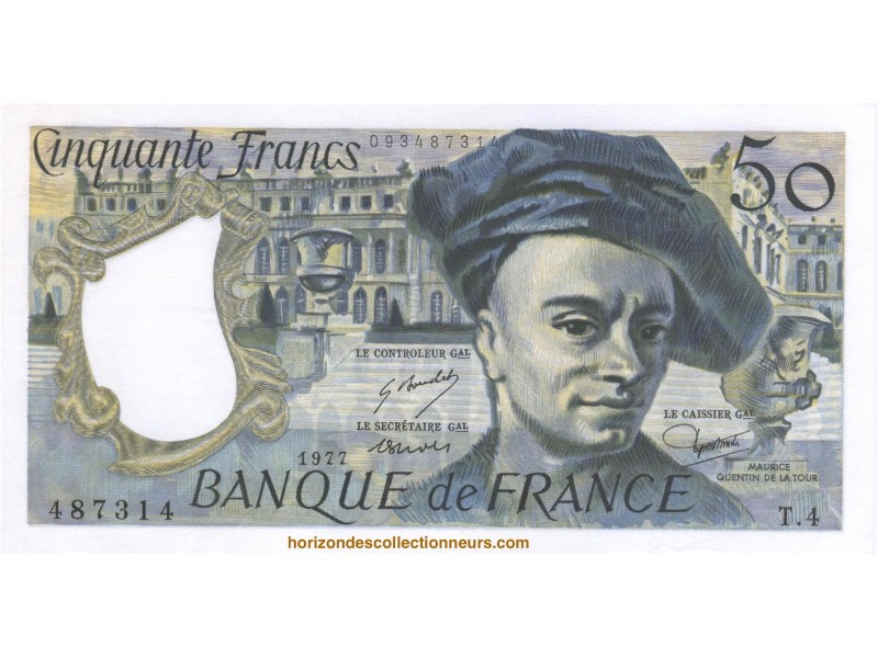 50 Francs QUENTIN LA TOUR 1977