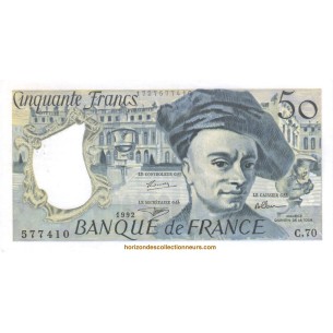 50 Francs QUENTIN LA TOUR 1992