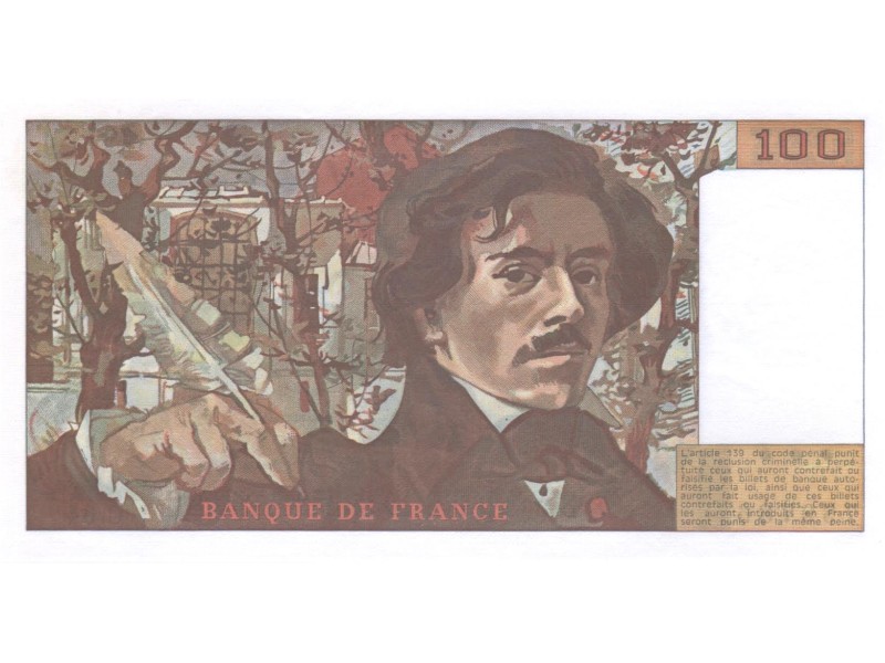 100 Francs DELACROIX 1983