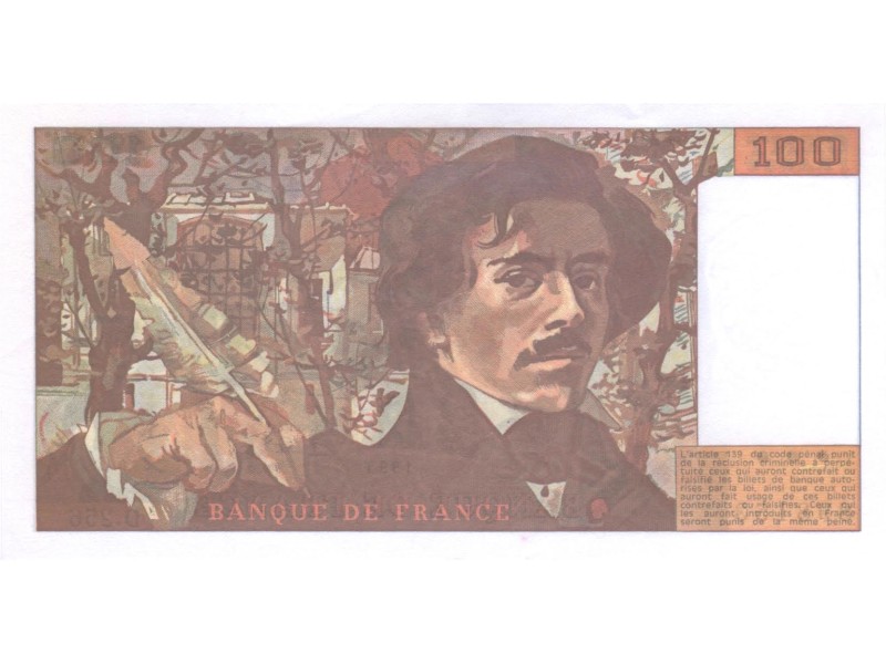 100 Francs DELACROIX 1983
