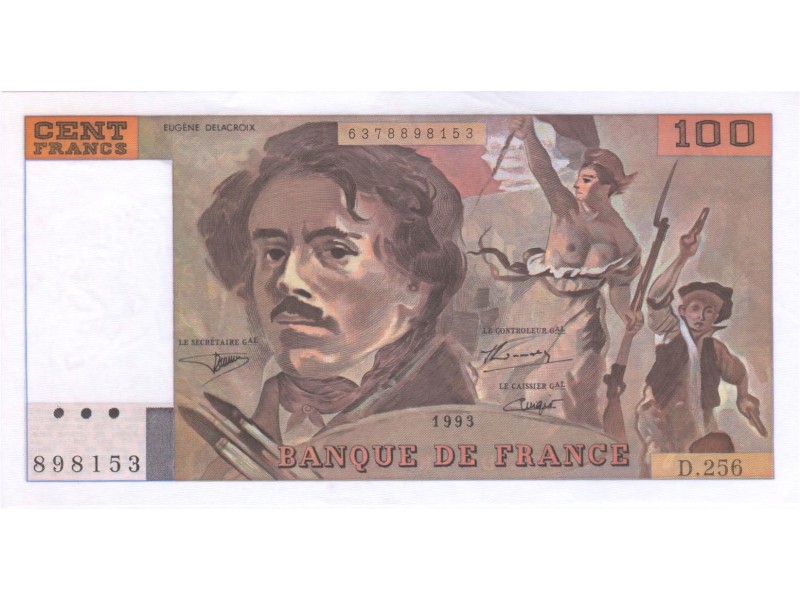 100 Francs DELACROIX 1983