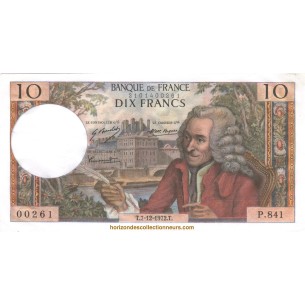 10 Francs Voltaire 1972