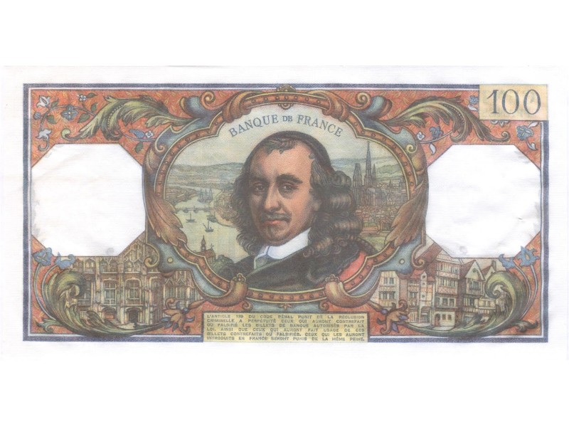 100 Francs CORNEILLE 1977