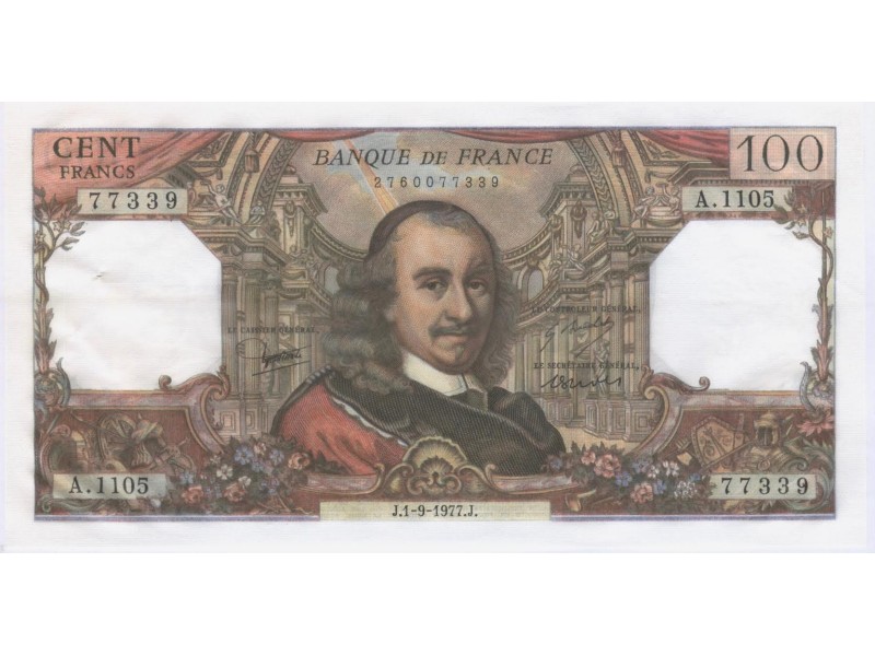 100 Francs CORNEILLE 1977