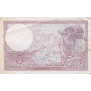 5 Francs VIOLET 1939 2