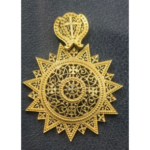 ETHIOPIE, décoration Militaire Bijoux de grande croix... 2