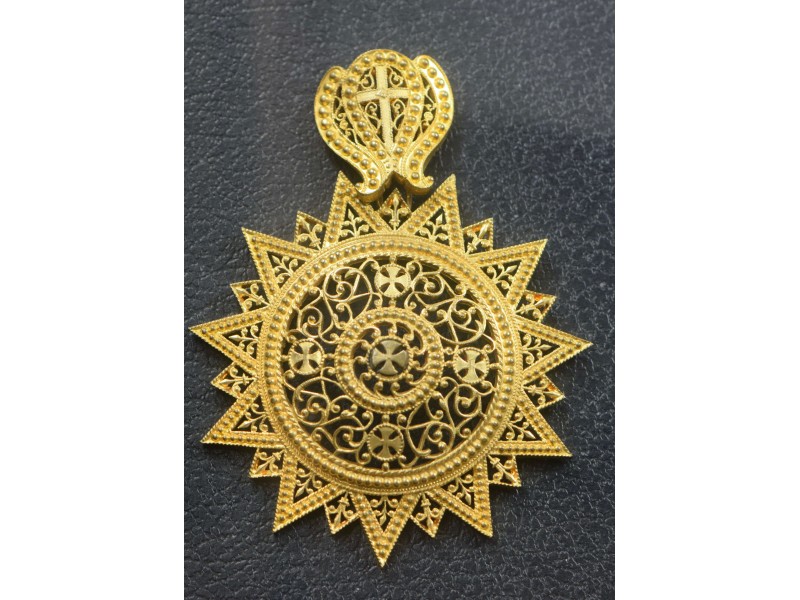 ETHIOPIE, décoration Militaire Bijoux de grande...