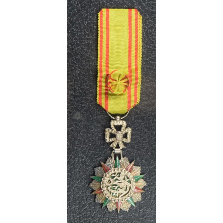 Ordre du Nicham Al Iftikhar 1835, étoile d'officier au chiffre demi taille Mohamed El Habib Bey