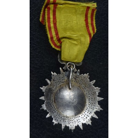 TUNISIE, Étoile de chevalier au chiffre de mohamed SADOK , Argent
