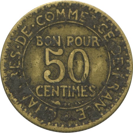 50 Centimes CHAMBRES DE COMMERCE 1925 Paris