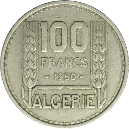 100 Francs ALGÉRIE 1950