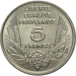 5 Francs BAZOR 1933 2