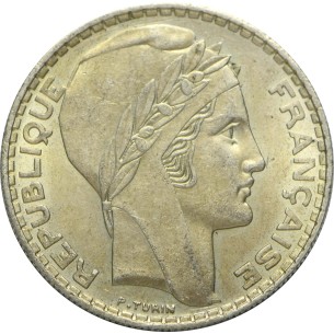 20 Francs TURIN 1938 argent