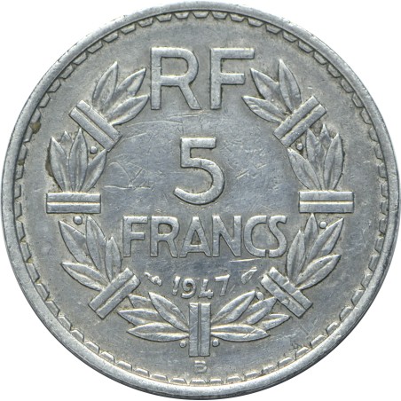 5 Francs LAVRILLIER 1947