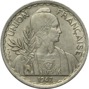 1 Piastres INDOCHINE 1947