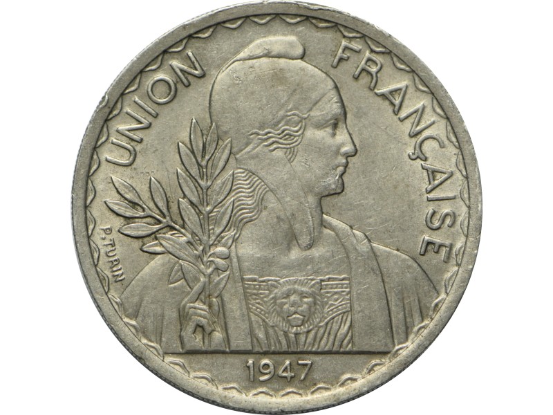 1 Piastres INDOCHINE 1947