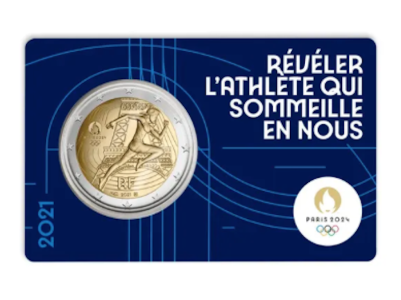 2 Euros FRANCE 2021, BU Coincard, Marianne JO