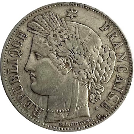 5 Francs CÉRÈS 1849-  2ème République