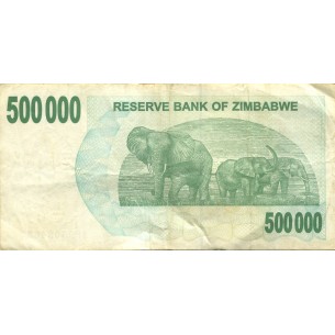 500000 Dollars ZIMBABWE 2007 P.51 2
