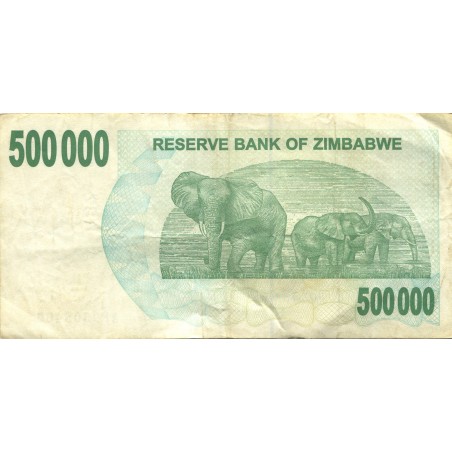 500000 Dollars ZIMBABWE 2007 P.51