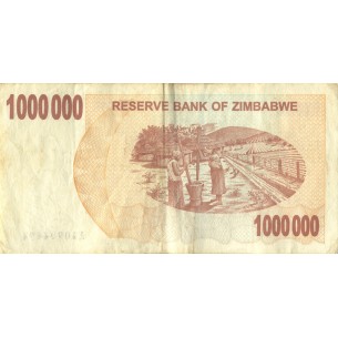 1000000 Dollars Zimbabwe 2008 2