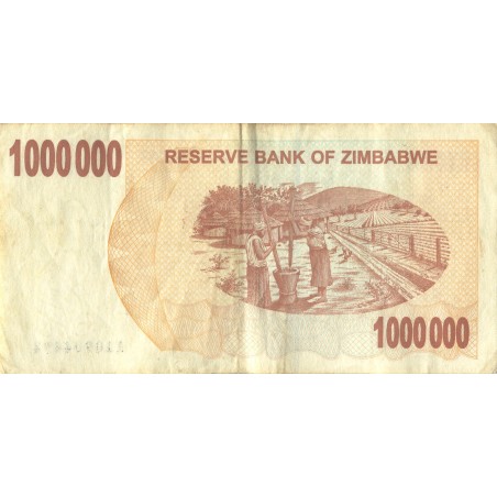 1000000 Dollars ZIMBABWE 2008 P.53