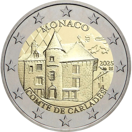 2 Euros Monaco 2025, Fief Carladès