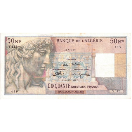 50 Nouveaux Francs ALGÉRIE 1959 P.120a