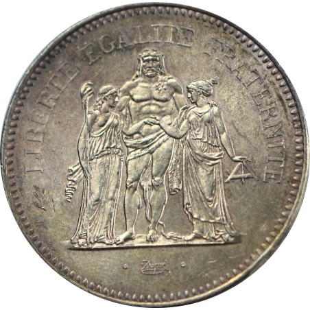 50 Francs HERCULE 1978, SUP, ARGENT