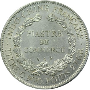 1 Piastre de Commerce INDOCHINE FRANÇAISE 1913 Paris