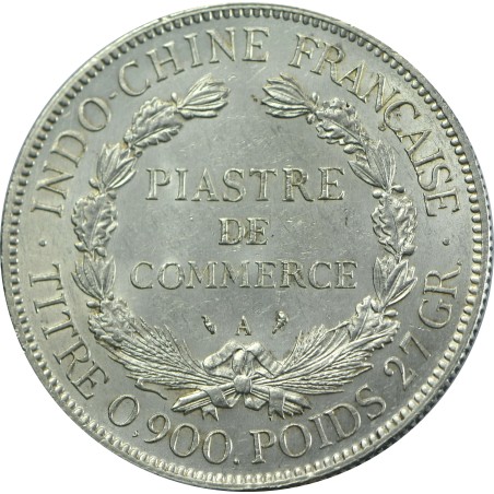 1 Piastre de Commerce INDOCHINE FRANÇAISE 1913 Paris
