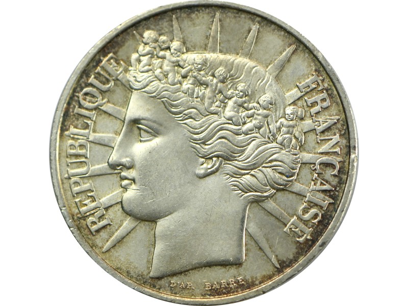 100 Francs Fraternité 1988, ARGENT