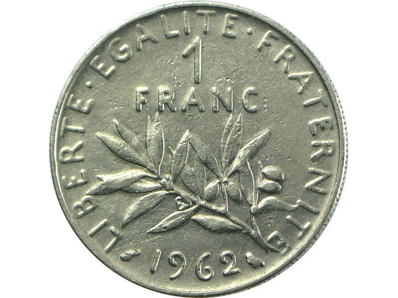 1 Francs SEMEUSE 1962