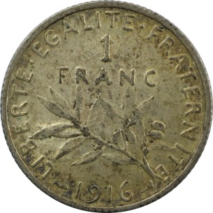 1 Francs SEMEUSE 1916
