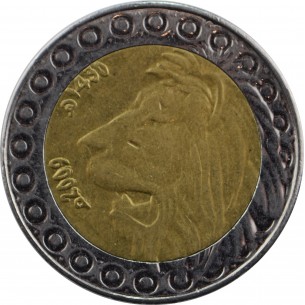 ALGERIE - PIÈCE 20 Dinars Lion 2009