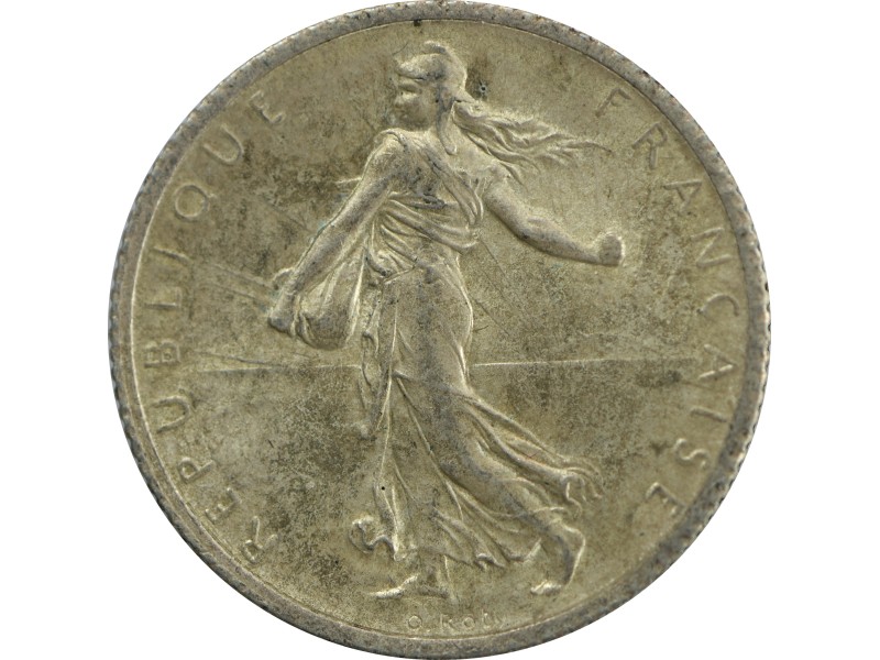 1 Francs SEMEUSE 1917, SUP, ARGENT