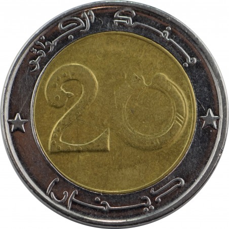 ALGERIE - PIÈCE 20 Dinars Lion 2009
