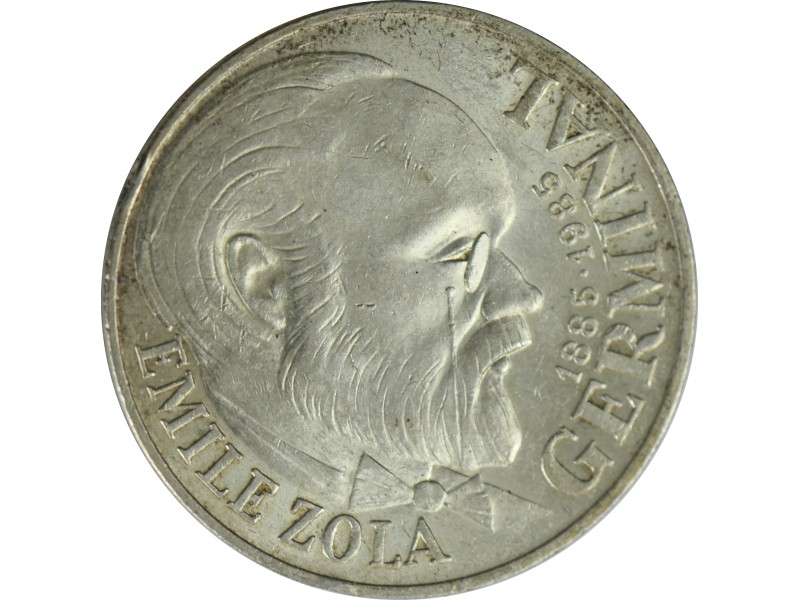 100 Francs Émile Zola 1985, ARGENT