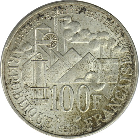 100 Francs Émile Zola1985, ARGENT