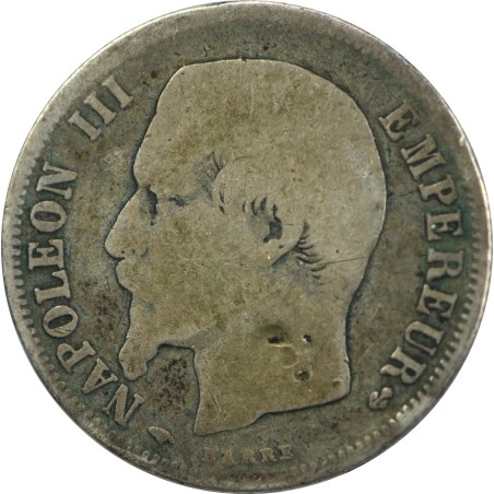 1 Franc Napoléon III Empereur 1857, ARGENT
