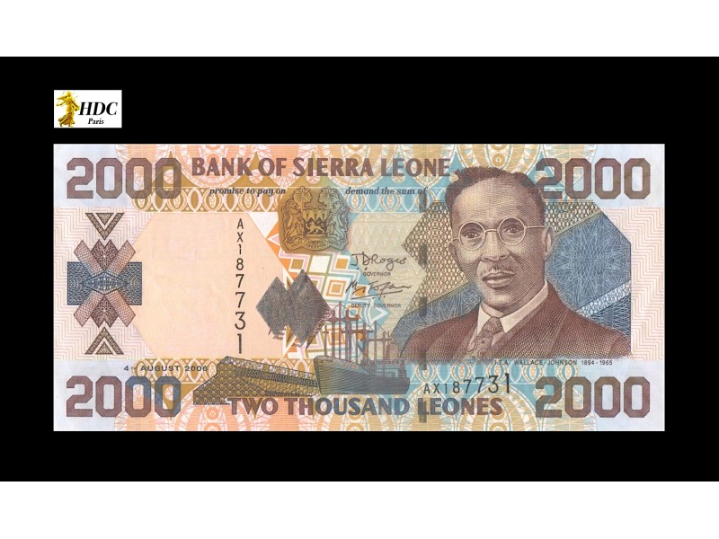 2000 Leones SIERRA LEONE 2006 P.26c
