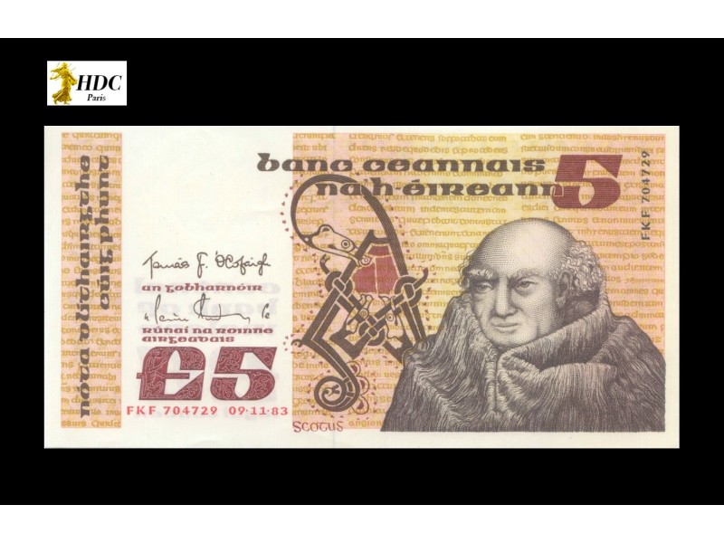 5 Pounds IRLANDE 1983 P.71d