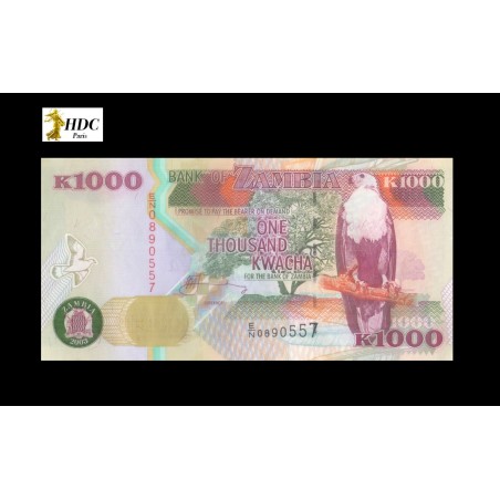 1000 Kwacha ZAMBIE 2003 P.40c