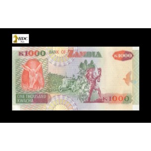 1000 Kwacha ZAMBIE 2003 P.40c 2