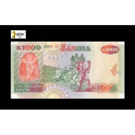 1000 Kwacha ZAMBIE 2003 P.40c